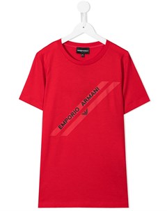 Футболка с логотипом Emporio armani kids