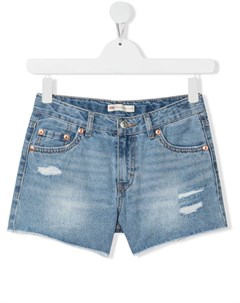 Джинсовые шорты с эффектом потертости Levi's kids