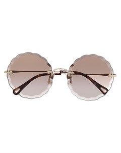 Солнцезащитные очки в круглой оправе Chloé eyewear