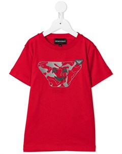 Футболка с вышивкой Emporio armani kids