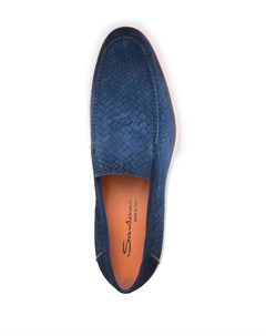 Плетеные лоферы Santoni