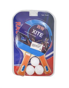 Набор для настольного тенниса 2 ракетки 3 шарика T07621 Sportex