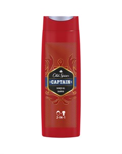 Гель для душа и шампунь Captain 400 мл Old spice