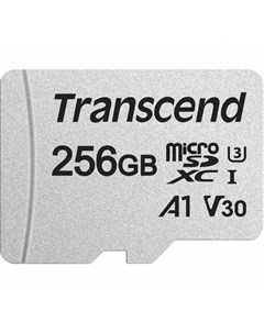 Карта памяти MicroSDXC 300S 256GB TS256GUSD300S A Transcend