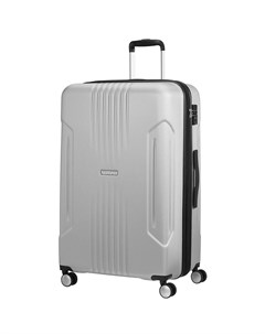 Чемодан 4 х колесный серебряный 50х30х78 см American tourister