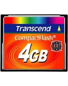 Карта памяти CF 4GB 133X TS4GCF133 Transcend