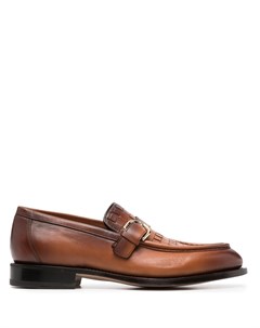 Лоферы с пряжками Santoni