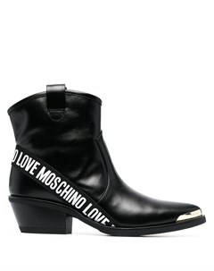 Ботильоны с логотипом Love moschino