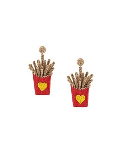 Серьги Heart Fries Deepa gurnani