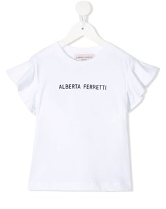 Футболка с логотипом Alberta ferretti kids