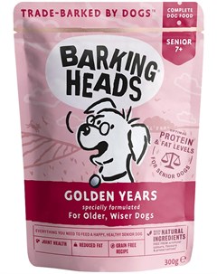 Золотые годы для взрослых собак всех пород старше 7 лет 300 гр Barking heads