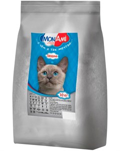 Для взрослых кошек с говядиной 10 кг Mon ami