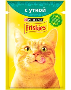 Для взрослых кошек c уткой в подливе 85 гр х 24 шт Friskies