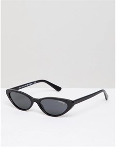 Черные солнцезащитные очки кошачий глаз Eyewear by gigi hadid Vogue