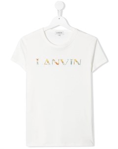 Футболка с логотипом Lanvin enfant