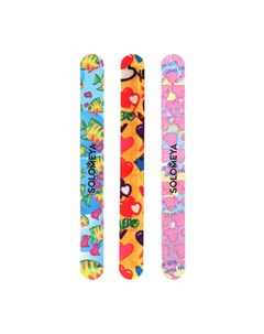 Пилка для ногтей Nail File 240 240 Цвет Hearts Сердечки Solomeya