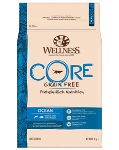 Ocean Cat Adult беззерновой для взрослых кошек с лососем и тунцом 1 75 кг Wellness core