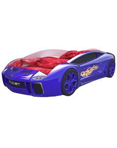 Кровать машина карлсон ламба next без доп опций синий 105x49x174 см Magic cars