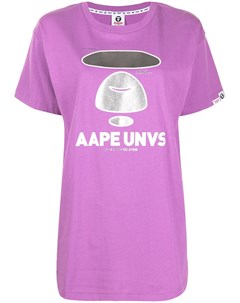 Футболка с логотипом Aape by a bathing ape