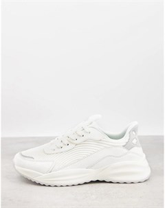 Белые кроссовки со вставками Asos design