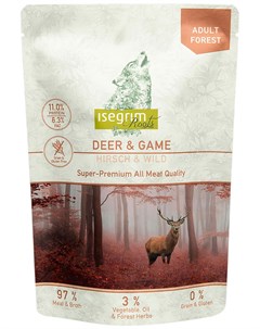 Roots Adult Forest беззерновые для взрослых собак с олениной и дичью 410 гр х 7 шт Isegrim