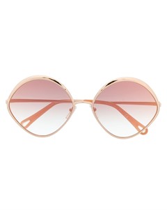 Солнцезащитные очки в овальной оправе Chloé eyewear