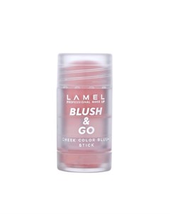 Румяна для лица BLUSH AND GO в стике тон 401 Lamel professional