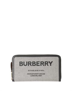 Бумажник из парусины с надписями Burberry