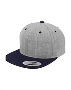 Бейсболка Classic Snapback 2 Tone Heather Navy O S Yupoong