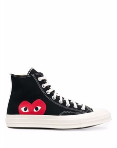 Высокие кеды из коллаборации с Converse Comme des garçons play x converse