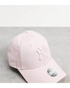 Бледно розовая кепка с однотонным логотипом NY Exclusive 9Forty New era