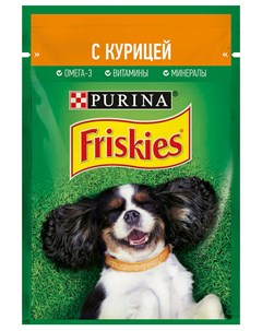 Для взрослых собак c курицей в подливе 85 гр х 24 шт Friskies