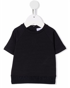 Футболка с короткими рукавами и круглым вырезом Emporio armani kids