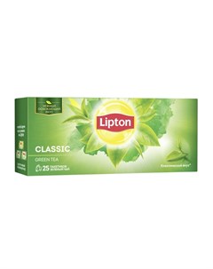 Чай зеленый Classic 25 пакетиков Lipton