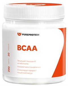 Аминокислоты BCAA вкус Зеленое яблоко 200 гр Pureprotein