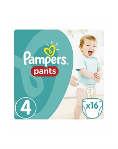 Подгузники трусики 9 14кг 16 шт Pampers