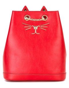 Charlotte olympia рюкзак feline один размер красный Charlotte olympia