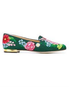 Charlotte olympia слиперы с цветочным рисунком Charlotte olympia