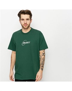 Футболка S S Orbit T Shirt Treehouse White 2021 Carhartt wip