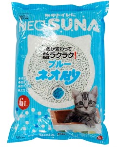 Neo Suna наполнитель комкующийся для туалета кошек с цветовым индикатором 6 6 л Neo loo life