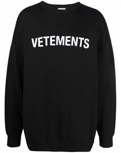 Джемпер с круглым вырезом Vetements