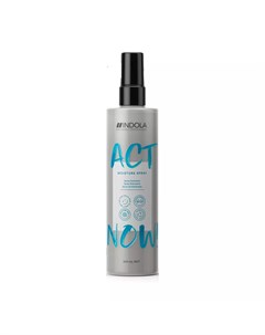 Увлажняющий спрей кондиционер Act Now Moisture для волос 200 мл Стайлинг Indola