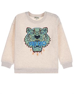 Свитшот с вышитым тигром детский Kenzo