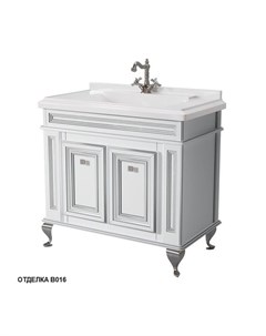 Тумба Фреско 10627 B016 90 см напольная цвет blanco alluminio Caprigo