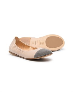 Балетки с декором Monili Brunello cucinelli kids