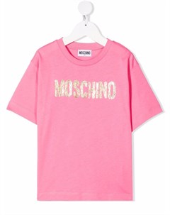 Футболка с логотипом Moschino kids