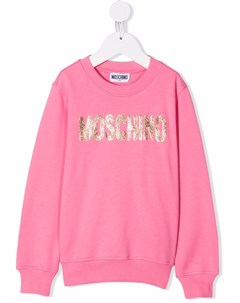 Свитер с логотипом Moschino kids