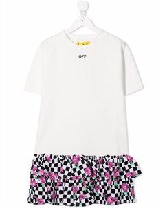 Платье с оборками Off-white kids