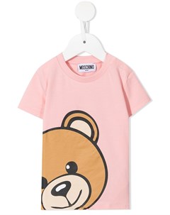 Футболка Teddy Bear с логотипом Moschino kids