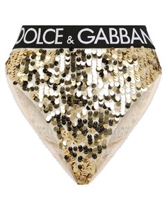 Трусы брифы с пайетками Dolce&gabbana